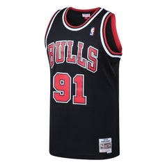 NBA Dennis Rodman Chicago Bulls 1997/98 Hardwood Classics Swingman Jersey sale - Black