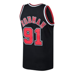 NBA Dennis Rodman Chicago Bulls 1997/98 Hardwood Classics Swingman Jersey sale - Black