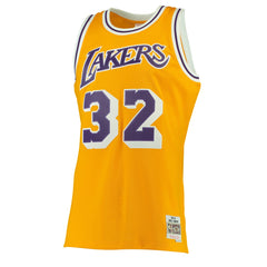 NBA Magic Johnson Los Angeles Lakers 1984/85 Hardwood Classics Swingman Jersey - Gold