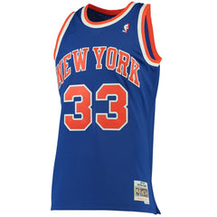NBA Patrick Ewing New York Knicks 1991/92 Hardwood Classics Swingman Jersey - Blue
