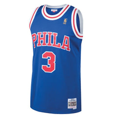 NBA Allen Iverson Philadelphia 76ers 1996/97 Hardwood Classics Swingman Jersey - Royal