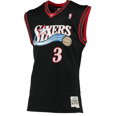 NBA Allen Iverson Philadelphia 76ers 2000/01 Hardwood Classics Swingman Jersey sale - Black