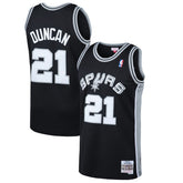 NBA Tim Duncan San Antonio Spurs 1998/99 Hardwood Classics Swingman Jersey - Black
