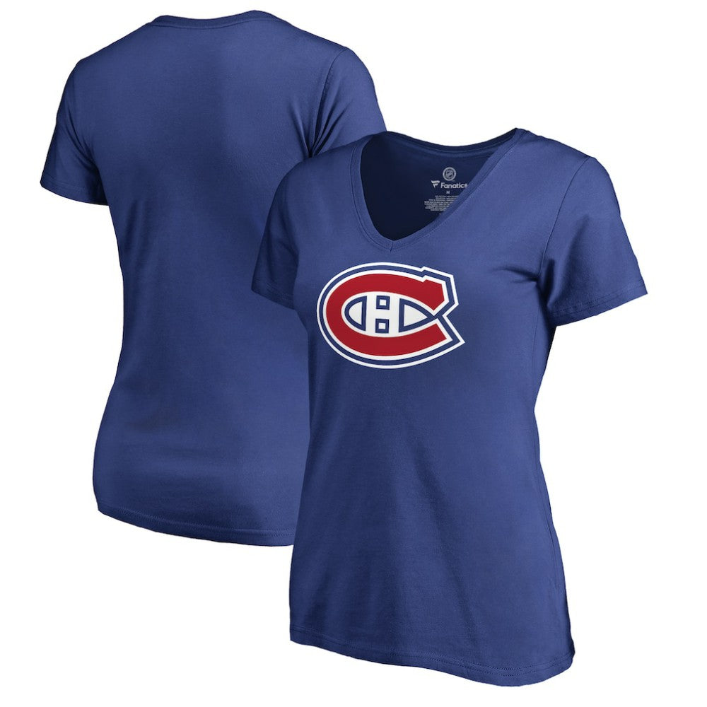 NHL Montreal Canadiens Women's Primary Logo T-Shirt - Royal