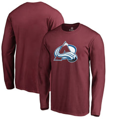 NHL Colorado Avalanche Primary Logo 2 Long Sleeve T-Shirt - Maroon