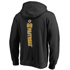 NHL David Pastrnak Boston Bruins Backer Pullover Hoodie - Black