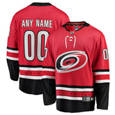 NHL Carolina Hurricanes Fanatics Alternate Breakaway Custom Jersey - Red