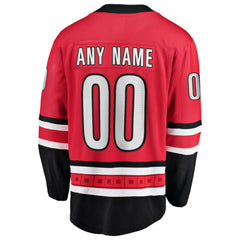 NHL Carolina Hurricanes Fanatics Alternate Breakaway Custom Jersey - Red