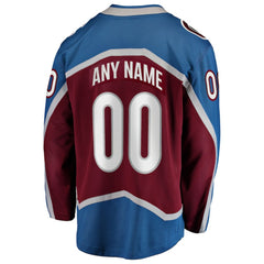 NHL Colorado Avalanche Fanatics Home Breakaway Custom Jersey - Maroon