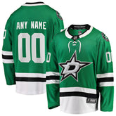 NHL,Custom Dallas Stars Fanatics Home Breakaway Custom Jersey - Green