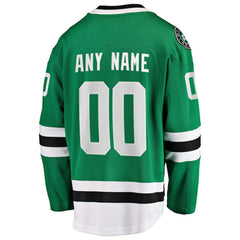 NHL Dallas Stars Fanatics Home Breakaway Custom Jersey - Green