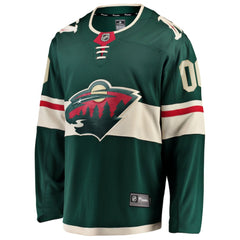NHL Minnesota Wild Fanatics Home Breakaway Custom Jersey - Green