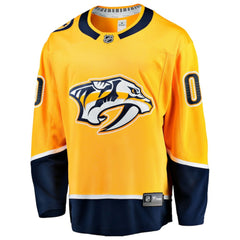 NHL Nashville Predators Fanatics Home Breakaway Custom Jersey - Gold