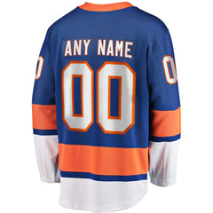 NHL New York Islanders Fanatics Home Breakaway Custom Jersey - Blue