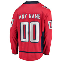 NHL Washington Capitals Fanatics Home Breakaway Custom Jersey - Red