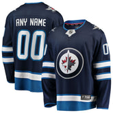 NHL Winnipeg Jets Fanatics Home Breakaway Custom Jersey - Blue