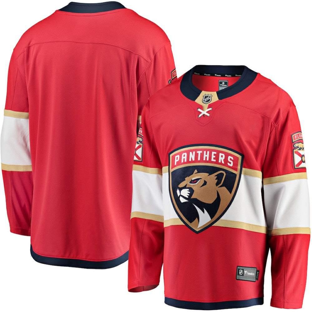 NHL Florida Panthers Fanatics Breakaway Home Jersey - Red