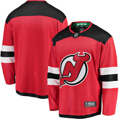 NHL New Jersey Devils Fanatics Breakaway Home Jersey - Red