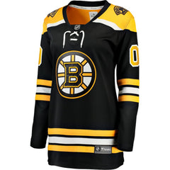 NHL Boston Bruins Fanatics Women's Home Breakaway Custom Jersey - Black