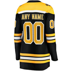 NHL Boston Bruins Fanatics Women's Home Breakaway Custom Jersey - Black