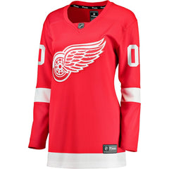 NHL Detroit Red Wings Fanatics Women's Home Breakaway Custom Jersey - Red