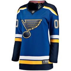 NHL St. Louis Blues Fanatics Women's Home Breakaway Custom Jersey - Blue