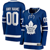 NHL Toronto Maple Leafs Fanatics Women's Home Breakaway Custom Jersey - Blue