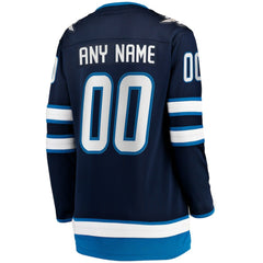 NHL Winnipeg Jets Fanatics Women's Home Breakaway Custom Jersey - Blue