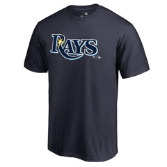 Tampa Bay Rays Team Wordmark T-Shirt - Navy T-shirts
