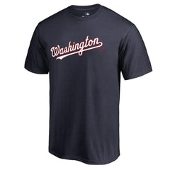 Washington Nationals Team Wordmark T-Shirt - Navy T-shirts