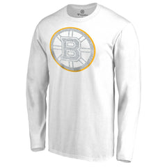 NHL Boston Bruins White Out Long Sleeve T-Shirt - White