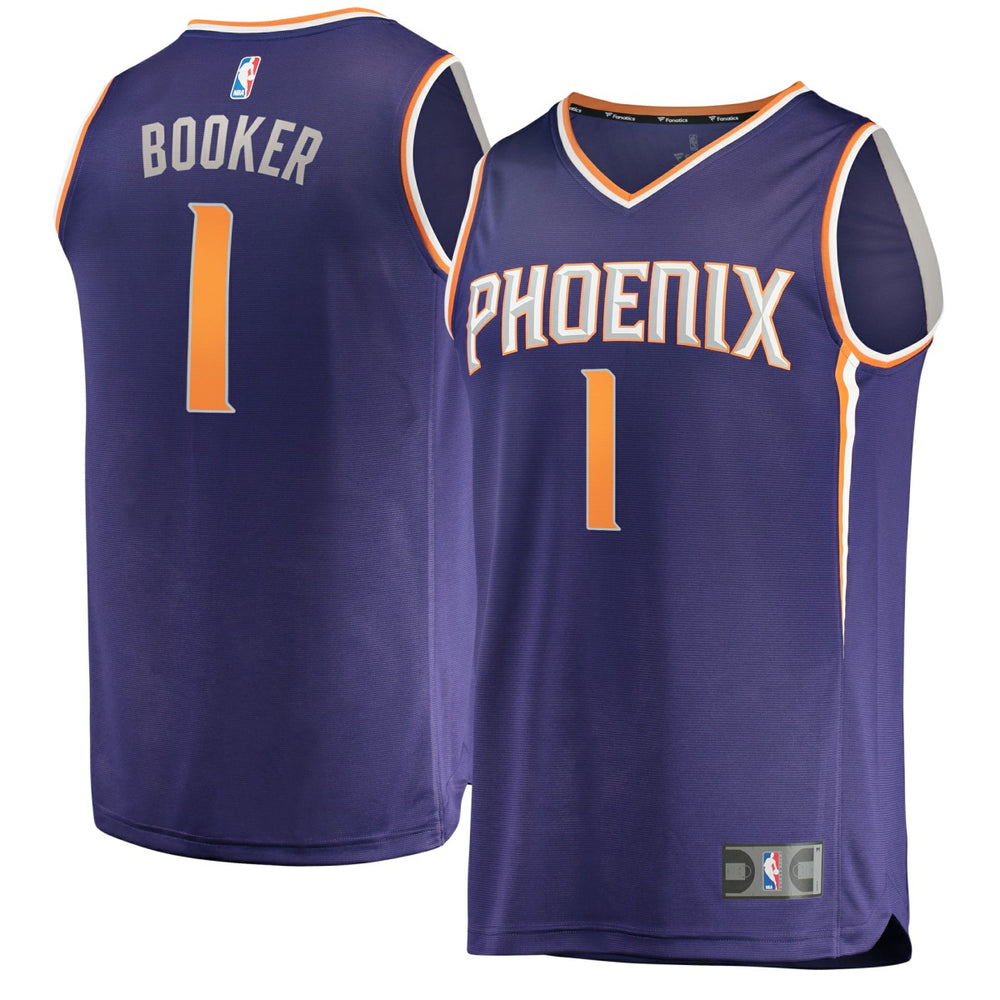 NBA Devin Booker Phoenix Suns Fast Break Replica Jersey Purple - Icon Edition