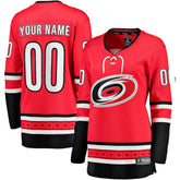 NHL,Custom Carolina Hurricanes Fanatics Women's Alternate Breakaway Custom Jersey - Red