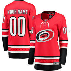 NHL Carolina Hurricanes Fanatics Women's Alternate Breakaway Custom Jersey - Red