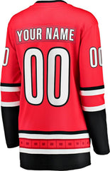 NHL Carolina Hurricanes Fanatics Women's Alternate Breakaway Custom Jersey - Red