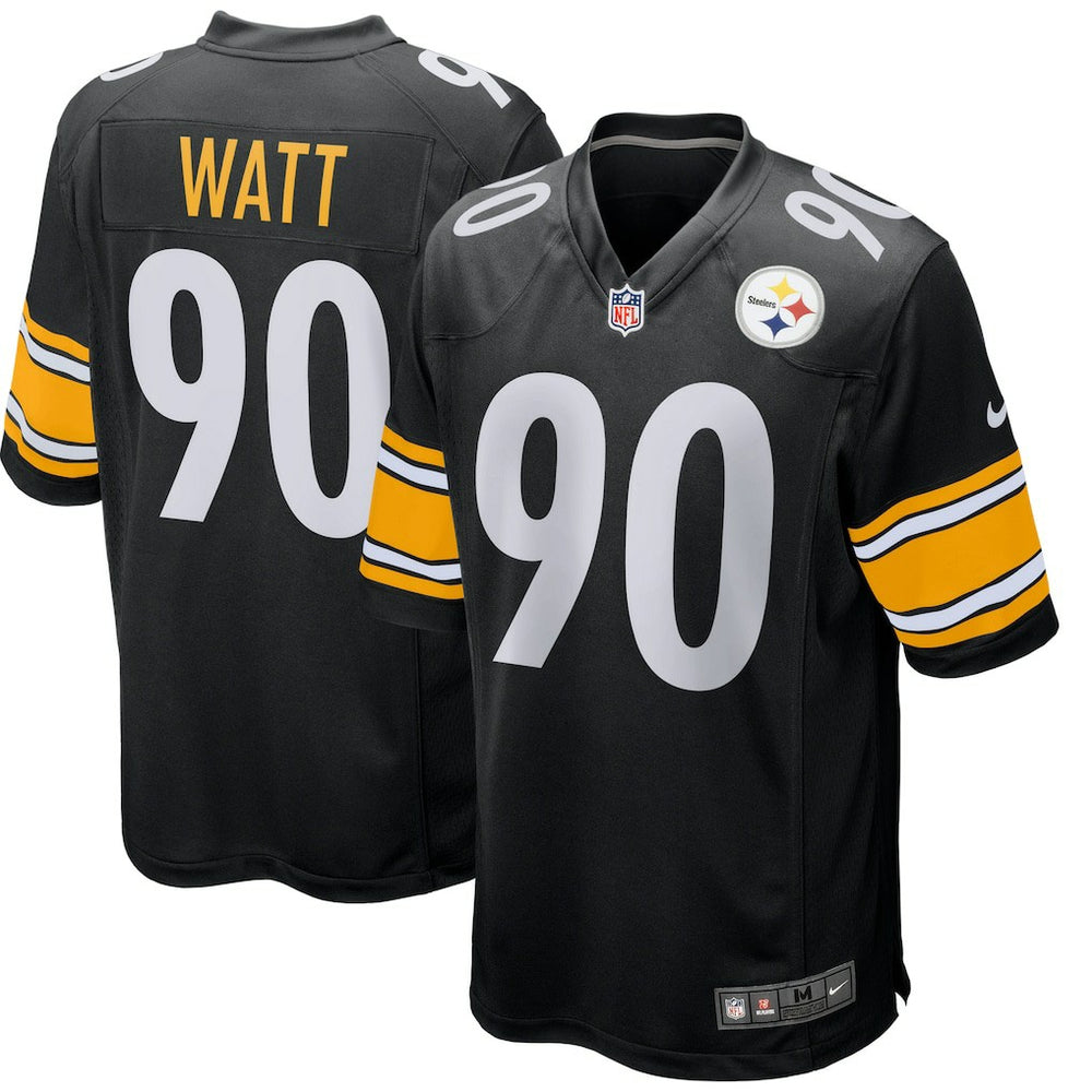 NFL T.J. Watt Pittsburgh Steelers Youth Game Jersey - Black