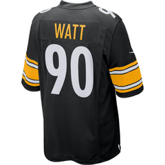 NFL T.J. Watt Pittsburgh Steelers Youth Game Jersey - Black