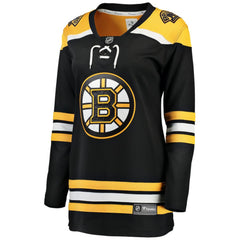 NHL Boston Bruins Fanatics Women's Home Breakaway Jersey - Black
