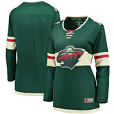 NHL Minnesota Wild Fanatics Women's Home Breakaway Jersey - Green