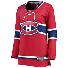 NHL Montreal Canadiens Fanatics Women's Home Breakaway Jersey - Red
