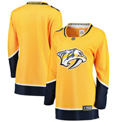 NHL Nashville Predators Fanatics Women's Home Breakaway Jersey - Yellow