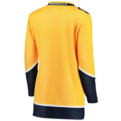 NHL Nashville Predators Fanatics Women's Home Breakaway Jersey - Yellow