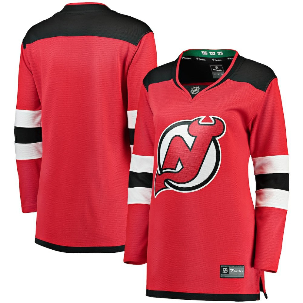 NHL New Jersey Devils Fanatics Women's Home Breakaway Jersey - Red