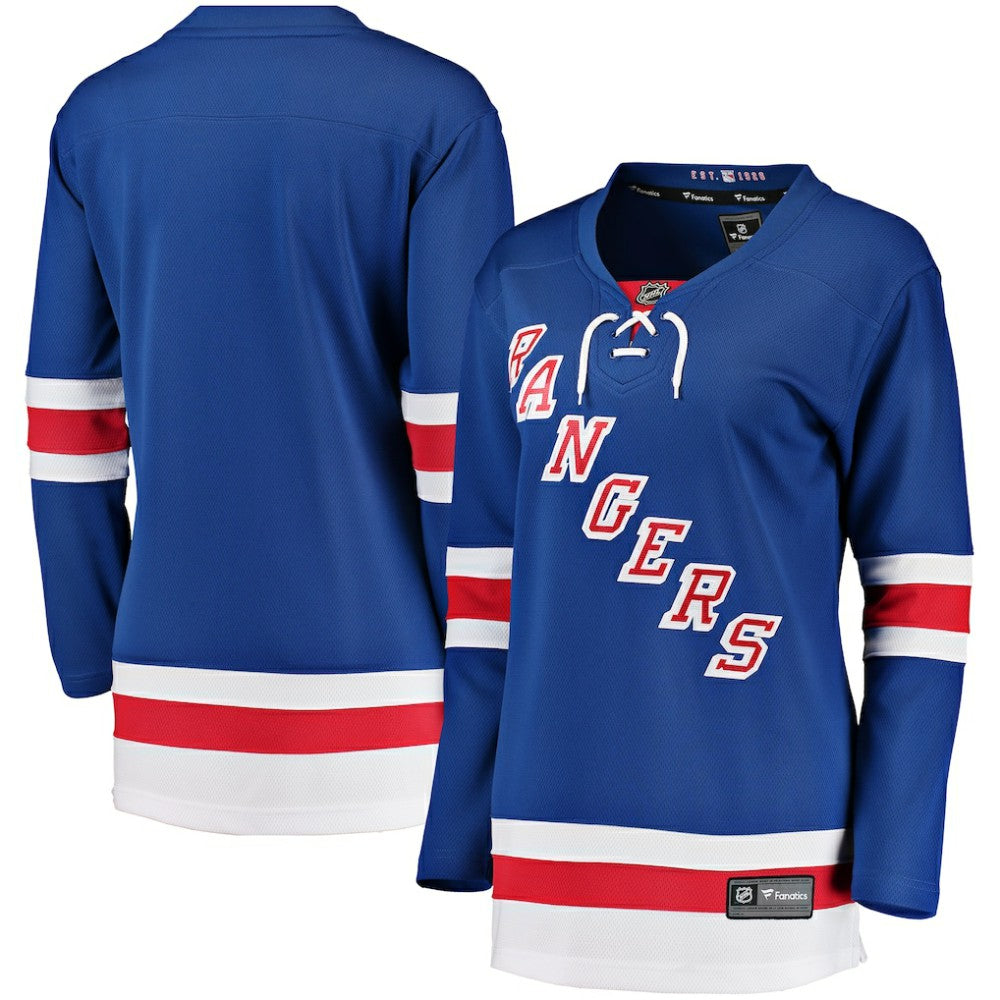 NHL New York Rangers Fanatics Women's Home Breakaway Jersey - Blue