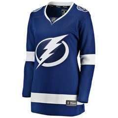 NHL Tampa Bay Lightning Fanatics Women's Home Breakaway Jersey - Blue