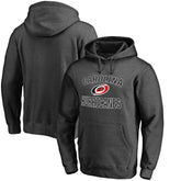 NHL Carolina Hurricanes Victory Arch Team Fitted Pullover Hoodie - Heather Charcoal