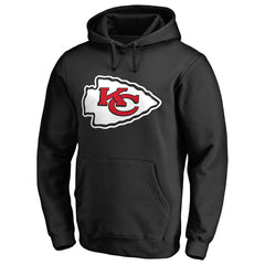 Kansas City Chiefs Primary Logo II Pullover Hoodie Black