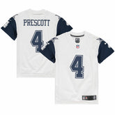 Dak Prescott Dallas Cowboys Youth Color Rush Game Jersey White