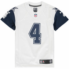NFL Dak Prescott Dallas Cowboys Youth Color Rush Game Jersey - White