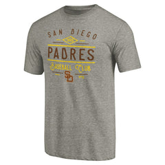 San Diego Padres Cooperstown Collection Doubleday Tri-Blend T-Shirt - Gray T-shirts